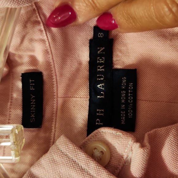 Ralph Lauren woman's button down shirts pink various sizes - Picture 4 of 7